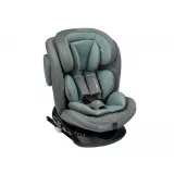 INDIGO Автокресло Fuller ISOFIX, группа 0 + 1 + 2 + 3 (0-36 кг), серия JOVOLA, (упак.1 шт.) (зеленый-серая кожа)