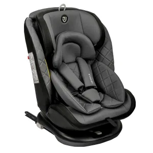 INDIGO Автокресло Fuller ISOFIX, группа 0 + 1 + 2 + 3 (0-36 кг), серия JOVOLA, (упак.1 шт.) (серый-черная кожа) INDIGO Автокресло Fuller ISOFIX, группа 0 + 1 + 2 + 3 (0-36 кг), серия JOVOLA, (упак.1 шт.) (серый-черная кожа)
