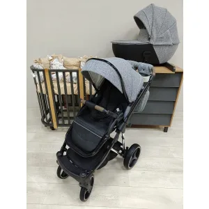 Коляска Jaxee Optima 2в1 (серый) Коляска Jaxee Optima 2в1 (серый)