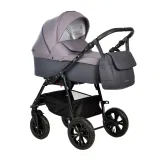 INDIGO Коляска CHARLOTTE Sity 2в1 (Cs 03 (т.серый + фиолетовый)