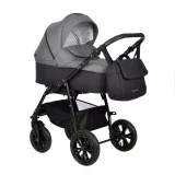 INDIGO Коляска CHARLOTTE Sity 2в1 (Cs 04 (черный + т.серый)