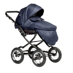 INDIGO Коляска BARBARA 2в1 Classic (Ba 01 (синий) INDIGO Коляска BARBARA 2в1 Classic (Ba 01 (синий)