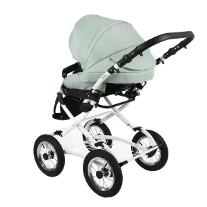 INDIGO Коляска BARBARA 2в1 Classic (Ba 02 (шалфей) INDIGO Коляска BARBARA 2в1 Classic (Ba 02 (шалфей)
