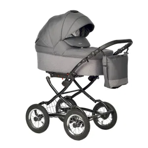 INDIGO Коляска BARBARA 2в1 Classic (Ba 05 (т.серый) INDIGO Коляска BARBARA 2в1 Classic (Ba 05 (т.серый)