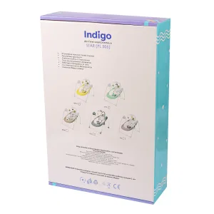 INDIGO Электронные качели STAR (0-9 кг), с адаптером, п/у, 12 мел.,5 скоростей,москитка (упак.1шт.) (бежевый) INDIGO Электронные качели STAR (0-9 кг), с адаптером, п/у, 12 мел.,5 скоростей,москитка (упак.1шт.) (бежевый)