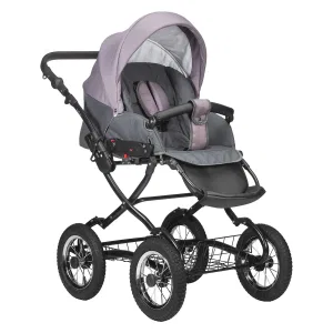 INDIGO Коляска CHARLOTTE Sity Classic 12 (Cs 03 (т.серый + фиолетовый) INDIGO Коляска CHARLOTTE Sity Classic 12 (Cs 03 (т.серый + фиолетовый)