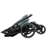 INDIGO Коляска EPICA XL (2кол.(20,3см)2кол.(29см)(упак.1шт.) (зеленый)