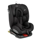 INDIGO Автокресло TOURNEO ISOFIX, группа 0 + 1 + 2 + 3 (0-36 кг), (упак.1 шт.) (черный твил)