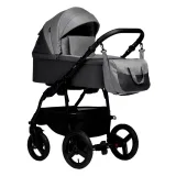 INDIGO Коляска IMPULSE 2в1 (Im 03 (т.серый + св.серый)