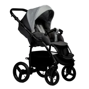 INDIGO Коляска IMPULSE 2в1 (Im 04 (т.серый + серый) INDIGO Коляска IMPULSE 2в1 (Im 04 (т.серый + серый)