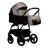INDIGO Коляска IMPULSE 2в1 (Im 08 (черный + бежевый)
