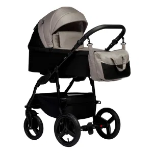 INDIGO Коляска IMPULSE 2в1 (Im 08 (черный + бежевый) INDIGO Коляска IMPULSE 2в1 (Im 08 (черный + бежевый)