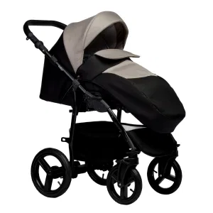 INDIGO Коляска IMPULSE 2в1 (Im 08 (черный + бежевый) INDIGO Коляска IMPULSE 2в1 (Im 08 (черный + бежевый)