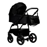 INDIGO Коляска IMPULSE ECO 2в1 (Ie 08 (черная кожа + черный)
