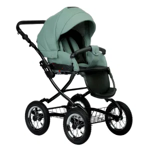 INDIGO Коляска BARBARA ECO Classic 2в1 (Be 01 (шалфей кожа) INDIGO Коляска BARBARA ECO Classic 2в1 (Be 01 (шалфей кожа)