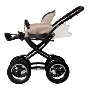 INDIGO Коляска BARBARA ECO Classic 2в1 (Be 02 (св.бежевая кожа) INDIGO Коляска BARBARA ECO Classic 2в1 (Be 02 (св.бежевая кожа)