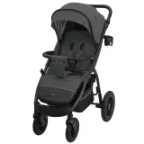 INDIGO Коляска EPICA XL AIR с сумкой (2кол.(20,3см)2кол.(30,5см)(упак.1шт.) (темно-серый)