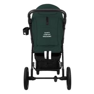 INDIGO Коляска EPICA XL AIR с сумкой (2кол.(20,3см)2кол.(30,5см)(упак.1шт.) (темно-зеленый) INDIGO Коляска EPICA XL AIR с сумкой (2кол.(20,3см)2кол.(30,5см)(упак.1шт.) (темно-зеленый)