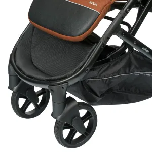 INDIGO Коляска MEGA (2кол.(16,5см)2кол.(20см)(упак.1шт.) (терракот) INDIGO Коляска MEGA (2кол.(16,5см)2кол.(20см)(упак.1шт.) (терракот)