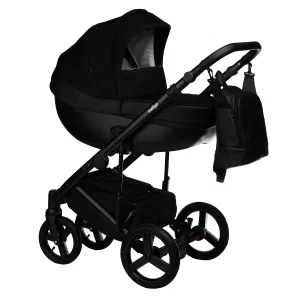 INDIGO Коляска TOUR ECO 2в1 (Te 07 (черная кожа + черный) INDIGO Коляска TOUR ECO 2в1 (Te 07 (черная кожа + черный)