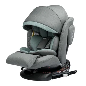 INDIGO Автокресло SMART + ISOFIX, капюшон, подножка, группа 0 + 1 + 2 + 3 (0-36 кг), (LBB) (упак.1 шт.) (серый-зеленый) INDIGO Автокресло SMART + ISOFIX, капюшон, подножка, группа 0 + 1 + 2 + 3 (0-36 кг), (LBB) (упак.1 шт.) (серый-зеленый)