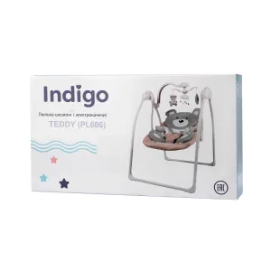 INDIGO Электронные качели TEDDY (0-9 кг), с адаптером, п/у, 12 мел., 5 скоростей, москитка (упак.2 шт.)(Ind (бежевый) INDIGO Электронные качели TEDDY (0-9 кг), с адаптером, п/у, 12 мел., 5 скоростей, москитка (упак.2 шт.)(Ind (бежевый)