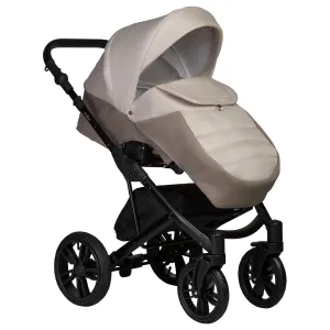 INDIGO Коляска MIO S 2в1 (03 (т.бежевая кожа + св.бежевый) INDIGO Коляска MIO S 2в1 (03 (т.бежевая кожа + св.бежевый)