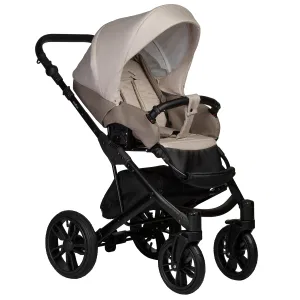 INDIGO Коляска MIO S 2в1 (03 (т.бежевая кожа + св.бежевый) INDIGO Коляска MIO S 2в1 (03 (т.бежевая кожа + св.бежевый)