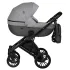 INDIGO Коляска MIO S 2в1 (04 (т.серая кожа + св.серый) INDIGO Коляска MIO S 2в1 (04 (т.серая кожа + св.серый)