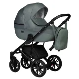 INDIGO Коляска MIO S 2в1 (07 (шалфей кожа + шалфей)