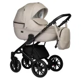 INDIGO Коляска MIO ECO 2в1 (02 (св.бежевая кожа)
