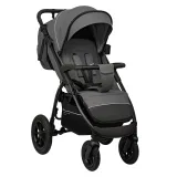 INDIGO Коляска EPICA XL AIR с сумкой2025 (2кол.(20,3см)2кол.(29см)(упак.1шт.) (темно-серый)