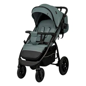 INDIGO Коляска EPICA XL AIR с сумкой2025 (2кол.(20,3см)2кол.(29см)(упак.1шт.) (зеленый-серый) INDIGO Коляска EPICA XL AIR с сумкой2025 (2кол.(20,3см)2кол.(29см)(упак.1шт.) (зеленый-серый)