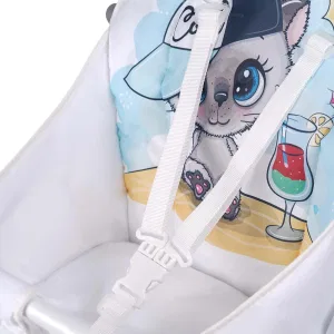 INDIGO Стул для кормления Лакомка, от 6 мес до 3 лет. (котик) INDIGO Стул для кормления Лакомка, от 6 мес до 3 лет. (котик)
