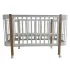 INDIGO Кровать детская Italiano Baby (ложе 70х90 и 70х140, продольный маятник + колеса) массив бер (белый-натуральный) INDIGO Кровать детская Italiano Baby (ложе 70х90 и 70х140, продольный маятник + колеса) массив бер (белый-натуральный)