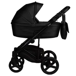 INDIGO Коляска LAMAR 2в1 (La 08 (черная кожа) INDIGO Коляска LAMAR 2в1 (La 08 (черная кожа)