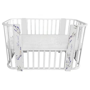 INDIGO Кровать детская Baby Line 5 в 1 (ложе 70х100 и 70х140) с поперечным маятником, массив бере (лаванда) INDIGO Кровать детская Baby Line 5 в 1 (ложе 70х100 и 70х140) с поперечным маятником, массив бере (лаванда)