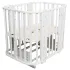INDIGO Кровать детская Baby Line 5 в 1 (ложе 70х100 и 70х140) с поперечным маятником, массив бере (звездочки) INDIGO Кровать детская Baby Line 5 в 1 (ложе 70х100 и 70х140) с поперечным маятником, массив бере (звездочки)
