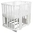 INDIGO Кровать детская Baby Line 5 в 1 (ложе 70х100 и 70х140) с поперечным маятником, массив бере (звездочки) INDIGO Кровать детская Baby Line 5 в 1 (ложе 70х100 и 70х140) с поперечным маятником, массив бере (звездочки)