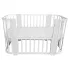 INDIGO Кровать детская Baby Line 5 в 1 (ложе 70х100 и 70х140) с поперечным маятником, массив бере (звездочки) INDIGO Кровать детская Baby Line 5 в 1 (ложе 70х100 и 70х140) с поперечным маятником, массив бере (звездочки)