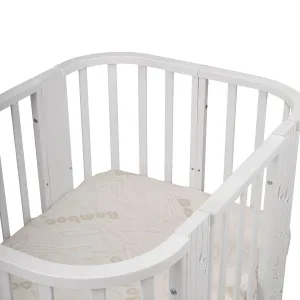 INDIGO Кровать детская Baby Line 5 в 1 (ложе 70х100 и 70х140) с поперечным маятником, массив бере (звездочки) INDIGO Кровать детская Baby Line 5 в 1 (ложе 70х100 и 70х140) с поперечным маятником, массив бере (звездочки)