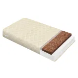 INDIGO Матрас DUO JUNIOR NEW, стеганая микрофибра (60х120х12) (светлый)