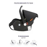 Автокресло INDIGO BEST BABY UNICA LB321 (0-13 кг) чёрный