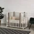 INDIGO Кровать детская BRIONI 4 в 1 кровать-манеж-диванчик-люлька (белый-натуральный арт.KR-0013/0) INDIGO Кровать детская BRIONI 4 в 1 кровать-манеж-диванчик-люлька (белый-натуральный арт.KR-0013/0)