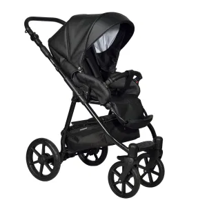 INDIGO Коляска BROCO Eco 2в1 (Be 03 (черная кожа) INDIGO Коляска BROCO Eco 2в1 (Be 03 (черная кожа)