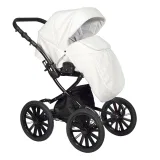 INDIGO Коляска BROCO Eco Plus 14 (Be 01 (белая кожа)