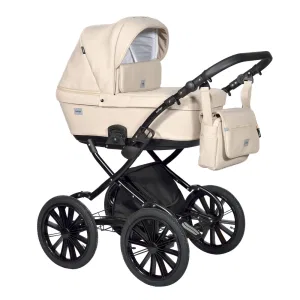 INDIGO Коляска BROCO Eco Plus 14 (Be 02 (бежевая кожа) INDIGO Коляска BROCO Eco Plus 14 (Be 02 (бежевая кожа)
