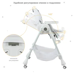 Стул для кормления HAPPY, ACE1015-A, от 5 мес до 3 лет. (Indigo) (совы) Стул для кормления HAPPY, ACE1015-A, от 5 мес до 3 лет. (Indigo) (совы)