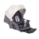 Коляска для двойни CHARLOTTE Sity DUO (Indigo) (Cs 01 (т.серый + св.бежевый))