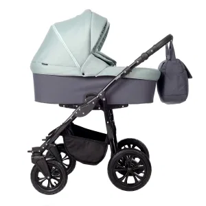 Коляска для двойни CHARLOTTE Sity DUO (Indigo) (Cs 02 (т.серый+шалфей)) Коляска для двойни CHARLOTTE Sity DUO (Indigo) (Cs 02 (т.серый+шалфей))